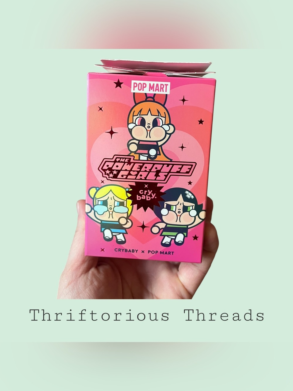 POP MART x Crybaby Powerpuff Girls “Mr Mayor” Figure NWT
